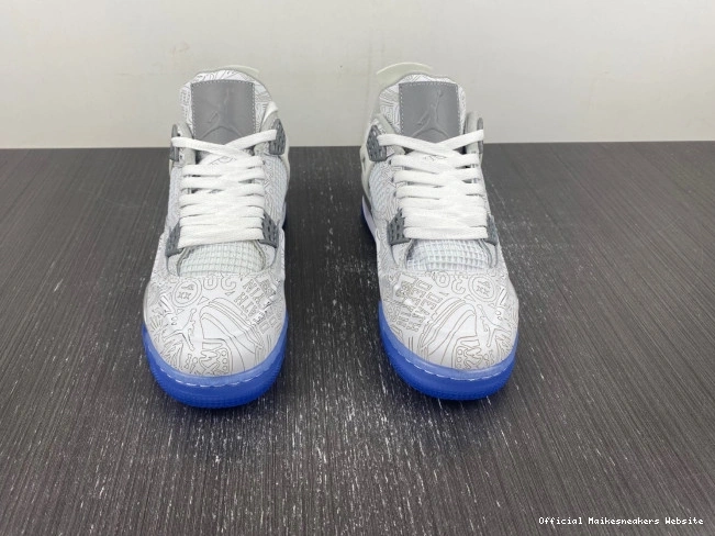Official Maikesneakers Anniversary 4 705333-105 Laser Jordan 30th Retro 0630